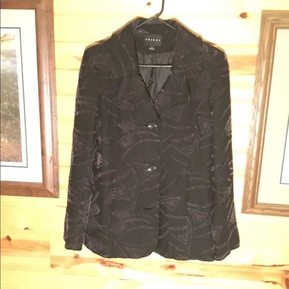 Tribal wool-blend Blazer - Picture 2 of 2